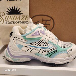 ASH "Race" White/Mint/Black Women's sneakers. NIB. Size EU 38/US 7.5